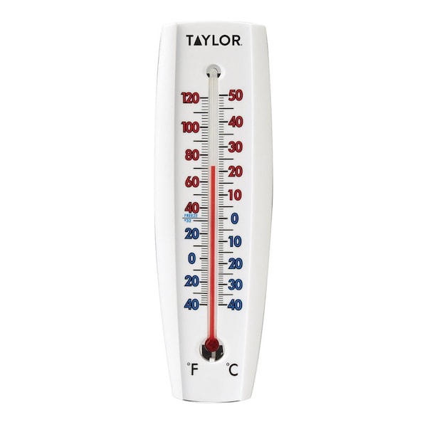 Taylor Taylor Tube Thermometer Plastic White 7.68 in. 5154 - main